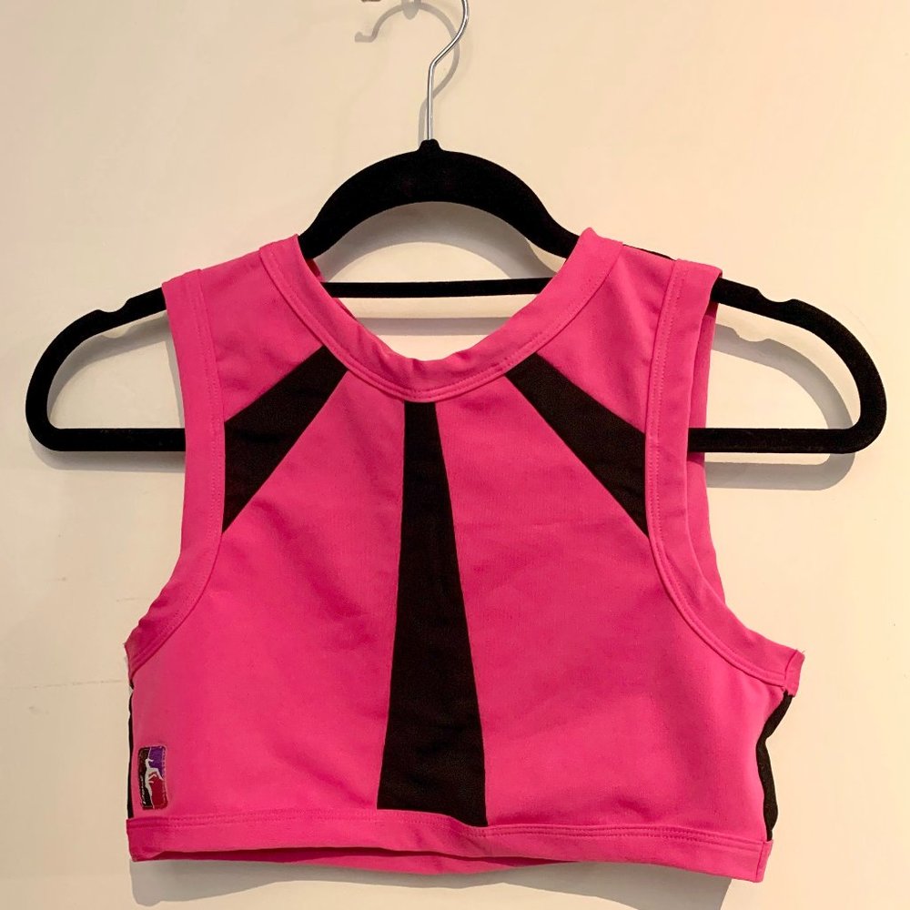Bad Kitty Polefit Pink Starburst Crop Top